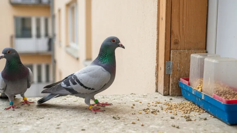 Gniazdo lęgowe gołębi - materiał, suchość i kontrola miski - realistyczne zdjęcie hero