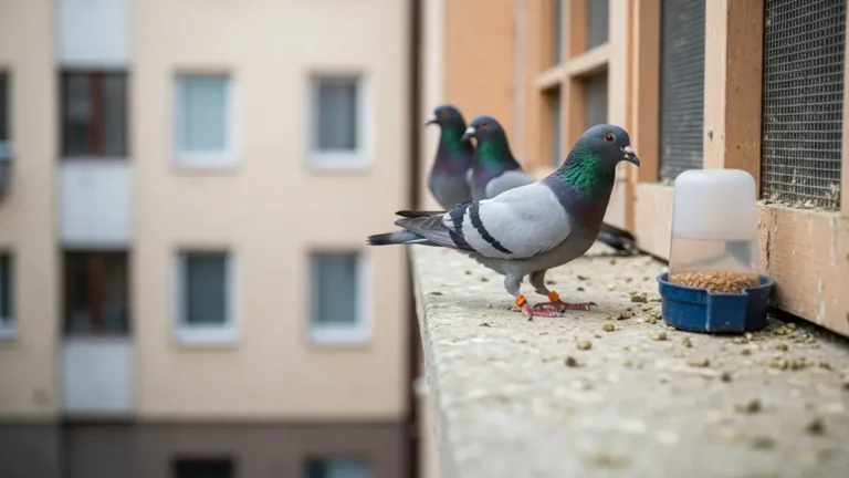 Zabezpieczenie elewacji przed gołębiami - metody i koszty - realistyczne zdjęcie hero